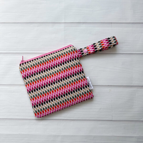 Sm Wet Bag - Pink Diamonds