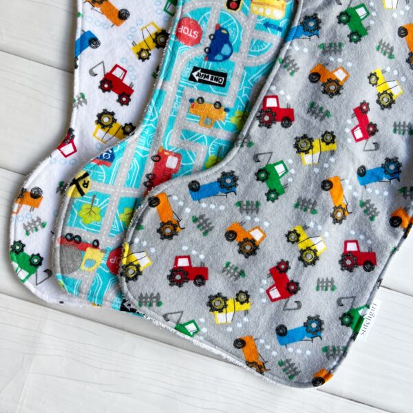 3 Shoulder Burp Towels - On the Move - Image 3